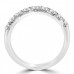 0.72ct Ladies Round Cut Diamond Wedding Band in 14 kt White Gold
